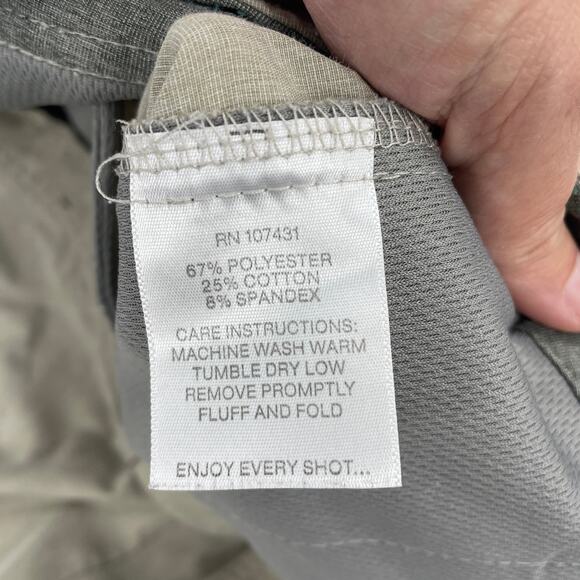 LINKSOUL Khaki Lightweight Golf Pant Mens 36R Straight Leg Comfort Stretch - Picture 4 of 8